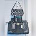 Coach Bags | Coach Hampton Set Of 3 Black Jacquard Medium Tote, Bag, & Wallet Euc | Color: Black/Gray | Size: Os