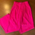 Zara Pants & Jumpsuits | American Threads Barbie Hot Pink Wide Leg Slacks Pants Barbiecore Trousers | Color: Pink | Size: M