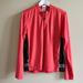 Adidas Tops | Adidas Half Zip Up Sweatshirt Womens Size L Athletic Yoga Running Long Sleeve | Color: Black/Red | Size: L