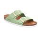 Pantolette ROHDE "Alba" Gr. 39, grün (kiwi) Damen Schuhe Pantoletten Keilabsatz, Sommerschuh, Schlappen mit zwei Schnallenverschlüsse