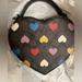 Coach Bags | Coach Heart Crossbody In Signature Canvas With Heart Print Sv/Brown Black Multi | Color: Black/Brown | Size: Os