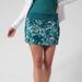 Athleta Skirts | Athleta Run With It 14” Teal Floral Skort Size Xs | Color: Blue | Size: Xs