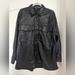 Zara Jackets & Coats | Faux Leather Shirt | Color: Black | Size: S