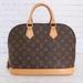 Louis Vuitton Bags | Louis Vuitton Alma Mm Monogram Satchel Brown Leather Handbag Zip Bag Tote Purse | Color: Brown/Tan | Size: Os