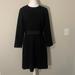 J. Crew Dresses | J. Crew Black Wool Crepe Dress With Ribbon Trim Waist - Size 6 | Color: Black | Size: 6