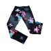 Adidas Bottoms | Adidas Allover Print Blur Floral Tights Girl’s Xl 16 Ak4841 Black Blue Pink Logo | Color: Black | Size: Xl (16)