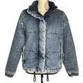 American Eagle Outfitters Jackets & Coats | American Eagle Denim Puffer Jacket Oversized Coat Small | Color: Blue | Size: S