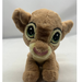 Disney Toys | Disney Parks Simba Cub Plush The Lion King Yellow Baby Stuffed Animal 8" | Color: Tan | Size: Osbb
