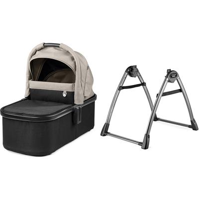 Peg Perego Bassinet With Home Stand - Vanilla Blen...