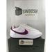 Nike Shoes | Nike Cortez Spikeless White Maroon Women's Golf Sneaker Shoes Sz 10 Ci1670-103 | Color: White | Size: 10