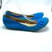 J. Crew Shoes | Ballet Flats J.Crew Cobalt Blue Suede Elastic 46198 Cece Shoes 9.5 Balletcore | Color: Blue | Size: 9.5