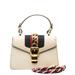 Gucci Bags | Gucci Sylvie Handbag Shoulder Bag 470270 White Leather Women's Gucci | Color: White | Size: Os