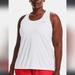 Under Armour Tops | 3x New Plus Size White Under Armour Workout Racerback Tank Top Women's Shirt | Color: White | Size: 3x