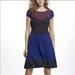 Anthropologie Dresses | Anthropologie Sparrow Blue Multicolored Knit Dress Size Xs | Color: Black/Blue | Size: Xs