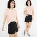Madewell Skirts | Madewell | Lunar Wash Rigid Denim A-Line Cut Out Edition Mini Skirt | Color: Black | Size: Xs