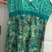 Athleta Dresses | Athleta Halter Dress 10p Euc Paisley Green | Color: Brown/Green | Size: 10p