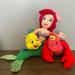 Disney Toys | Disney's Little Mermaid Ariel, Flounder, And Sebastian Plush | Color: Red | Size: Osbb