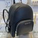 Michael Kors Bags | Michael Kors Ladies Backpack Bag Jaycee Xs Convertible Zip Backpack Black Nwt | Color: Black/Gold | Size: Extra-Small