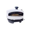 Suprills Pizza Oven for Outdoor BBQ - Includes Pizza Stone, Stainless Steel Gas BBQ Table Top, Temperature Gauge -Fired with Gas Suitable for up to 16” Pizzas