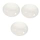 minkissy 3pcs Palm Stone Oval Worry Stones Chic Stone Adornment Office Desk Accessories Family Stone Toys Adukt Toys Natural Stone Adornment Decor Crystal Stone Plaster Delicate Child