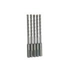 Twist Drills, YG8 Carbide Steel Flat Tip Electric Hammer Masonry Drill Bits Kit 1 sets Cross Tips 4 Cutters 160mm SDS Plus Drill Bits Set (Color : 5pcs 6mm)