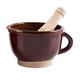 Mortar and Pestle Mortar and Pestle Pottery Mortar And Pestle Set Ceramic Grinder With Pouring Guacamole Bowl Traditional Garlic Peeler Mortar And Pestle Spice Grinder fo