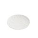 GUERNSEY ​Kitchen Dinner Plates Sets Creative Relief White Underglaze Ceramic Western-Style Dish Flat Disc of Dining Room Household Steak Tableware Ceramic Flat Plates Set (Color : L-1PCS)