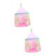 ifundom 2pcs Play Tent Tents Playhouse Castle Playhouse Tent Tent Tent Pink Game House Indoor Child