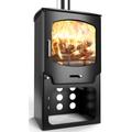 Saltfire ST-X8 Tall Multifuel Woodburning Stove DEFRA Approved EcoDesign