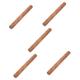 DIYEAH 5pcs Rolling Pin Rollers Pottery Clay Clay Rolling Rod Childrens Toys Kid Toy Pottery Roller for DIY Clay Printing Rod Clay Rolling Stick Embossing Roller Christmas Wooden