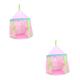 Vaguelly 2pcs Castle Tent Indoor Tents Play Tent Playhouse Tent Playhouse Tent Pink Child Game House