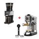 Semi Automatic 20 Bar Coffee Maker Machine by with Milk Steam Frother Wand for Espresso Cappuccino Latte and Mocha Coffee Machines (Color : CM7008 N BCG706, Size : UK)