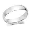 F.Hinds Mens 9ct White Gold Extra Heavyweight Court Wedding Ring - 5mm Size Z