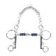 Topyond Stainless Steel Horse Snaffle Bit - 125mm Training Bit, Racing Accessory Equestrian Equipment for Horses, for Draft Horses and Racing Enthusiasts