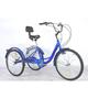 NOALED Bike Three Wheel Bike, Adult Tricycle Trike 3-Wheel Bike Cruiser 26" W/Basket 7 Speed Shift for Recreation Shopping Exercise Men's Women's Bike Bicycle Cycling Pedalling