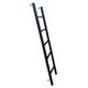 Bunk Bed Ladder Muli-ti Color Bunk Bed Ladder with Hooks, 116cm / 130cm / 140cm / 150cm / Loft Bed Bunk Ladder with Metal Frame for Motorhome Motorhome Attic Stairs (Colour: Black, Size