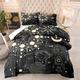 Coverless Duvet Single Rocket Black Yellow Coverless Duvet Single Microfiber Quilted Bedspreads All Seasons Bedspread Breathable Comforter Soft Quilted Throw+2 Pillowcases(50x75cm) 140x200cm