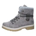 Rieker Women's Y9413 Fashion Boot, Gray, 6 UK