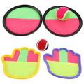 ifundom 6 Sets Sticky Ball Tennis Balls for Toss and Catch Suction Ball Suction Cup Ball Toy Toss and Catch Ball Flying Disc Paddle Toys Throwing Toy Plastic Child Toy Ball Puzzle