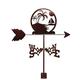 wind vane Eagle Dragonfly Turkey courtyard wrought iron weather vane Wind Direction Indicator Weather Vane Stainless Steel Weathercock with Anti-Rust Coating Garden Stake Art Decor