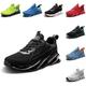 WaveStride Shoes Men's Trainers Running Shoes Trainers Sports Shoes Men's Running Shoes Outdoor Fitness Gym Shoes Men's Trainers, black, 8 UK