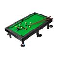 F Fityle Billiards Game,Mini Tabletop Pool Set Miniature Pool Table Play Toy Pool Cues Game Balls Desktop Snooker for Kindergarten Bar, 55x33x15.5cm