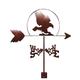 wind vane Eagle Dragonfly Turkey courtyard wrought iron weather vane Wind Direction Indicator Weather Vane Stainless Steel Weathercock with Anti-Rust Coating Garden Stake Art Decor