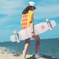 -Skateboard Maple Longboard Four-wheeled Skateboard Beginners Boys And Girls Brush Street Dance Board Teens Professional Scooter