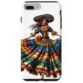 Hülle für iPhone 7 Plus/8 Plus Cinco De Mayo Dame tanzt mexikanisches Kleid Fiesta Anime Art #2