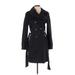 Zara Basic Coat: Black Jackets & Outerwear - Women's Size Small