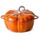 Cast Iron Pot with Lid, Non-Stick Cooking Pan, Casserole, Enameled Cast Iron Casserole Dish with Lid, Enamel Pot Cast Iron Casserole Dutch Oven Casserole - Pumpkin Casserole