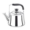 Stainless Steel Kettle 4L Stainless Steel Whistling Tea Kettle Flat Bottom Kettle Stovetop Tea Kettle Whistling Teapot for All Stovetops Gas Electric Stainless Steel Water Bottle