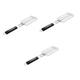 POPETPOP 3pcs BBQ Tongs Kitchen Supply Vegetable Grill Clip Mesh Hot Wire Grill Accessory Grill Top Griddle Outdoor Grill Mesh Rack Barbecue Grill Net Hot Dog Clip-on Stainless Steel