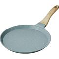 QIANGT Frying Pan Crepe Pan Coating, Omelette Pan Fried Egg Pan with Wood Handle Small Frying pan for Baking Pot (Size : 24cm)